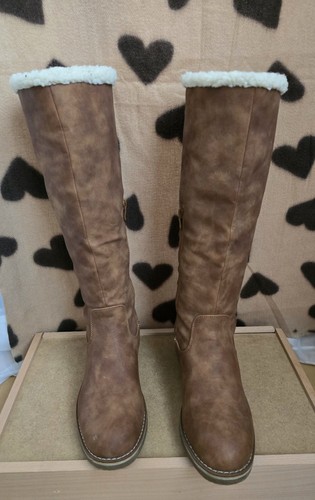 Neu damen winterstiefel braun - neu,