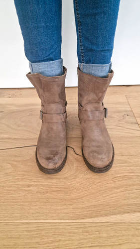Aus italien damen - aus, leder