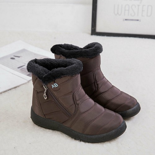 Damen flache winterstiefel - damen,