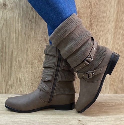Damen stiefel strick boots - damen,