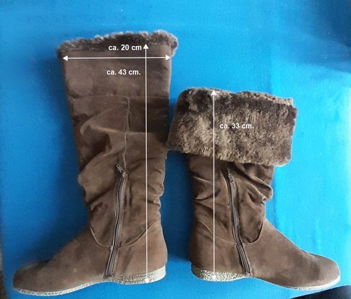 Klassische damen stiefel - stiefel, warm